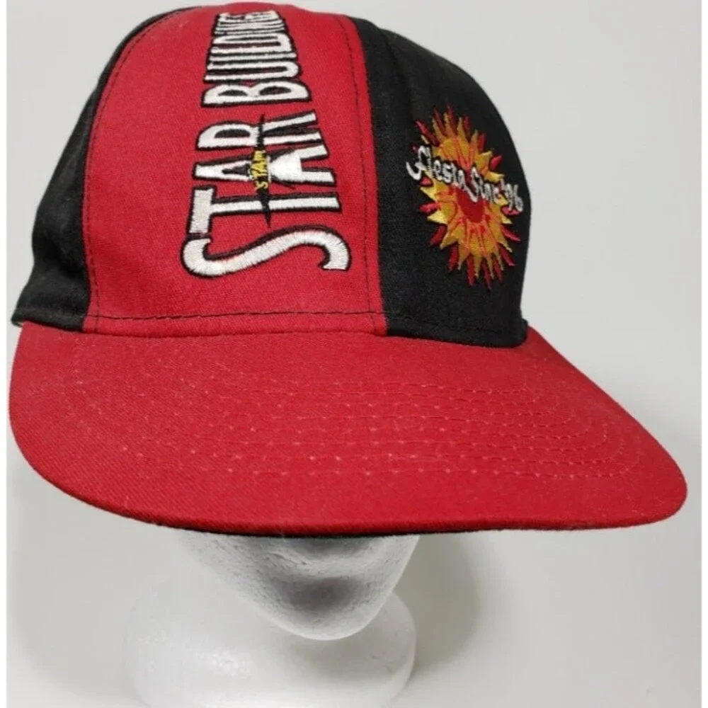 Vintage Y2K San Antonio Hat Fiesta Star 96 Star Buildings Embroidered USA